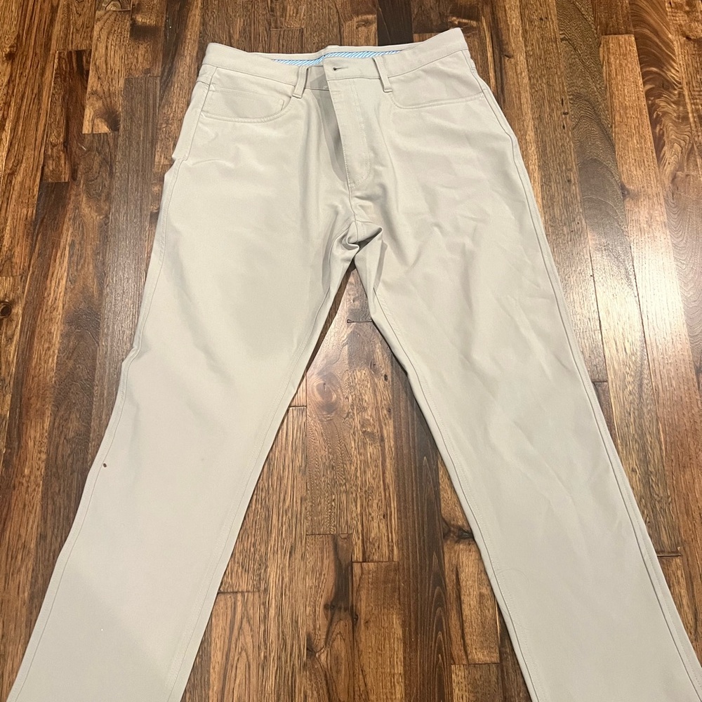 Mens khaki Footjoy pants